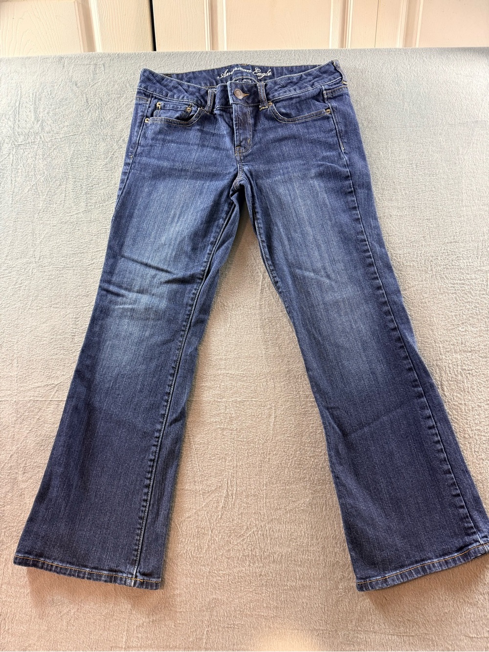 American Eagle Outfitters Dark Blue Favorite Boyfriend Jeans